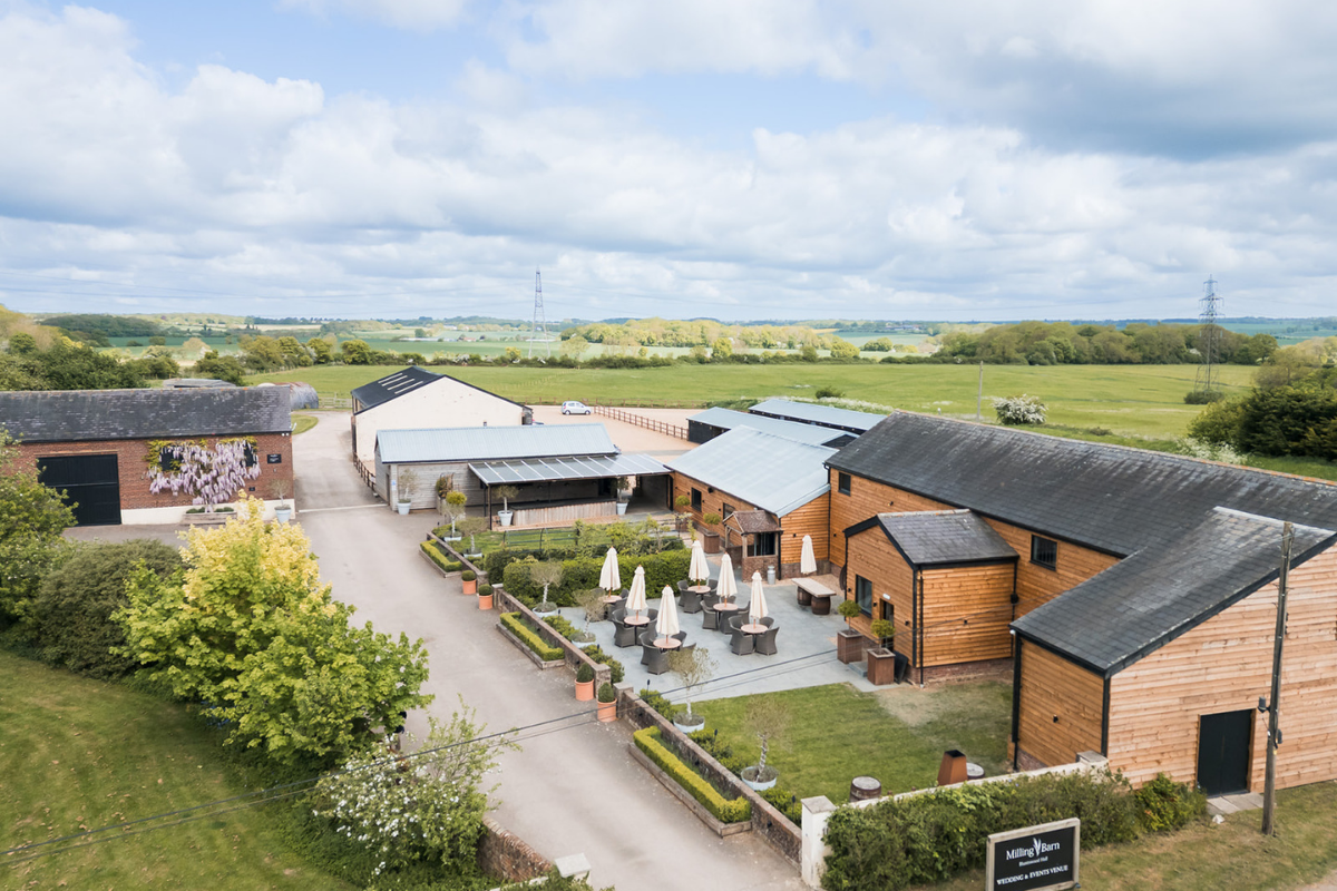 Outdoors at Milling Barn – Drone Footage
