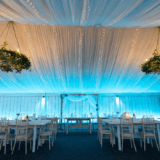 Our Marquee in the Evening 03