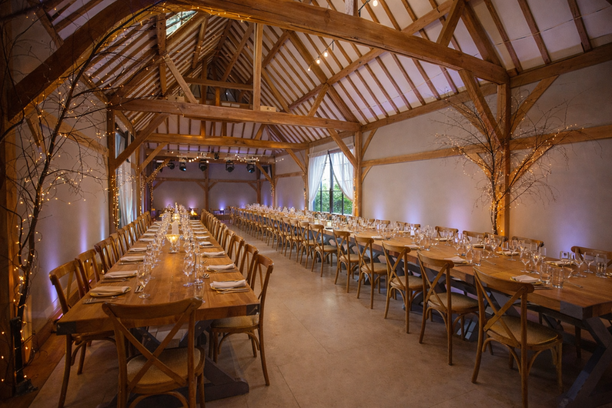 Wedding Breakfast Setup